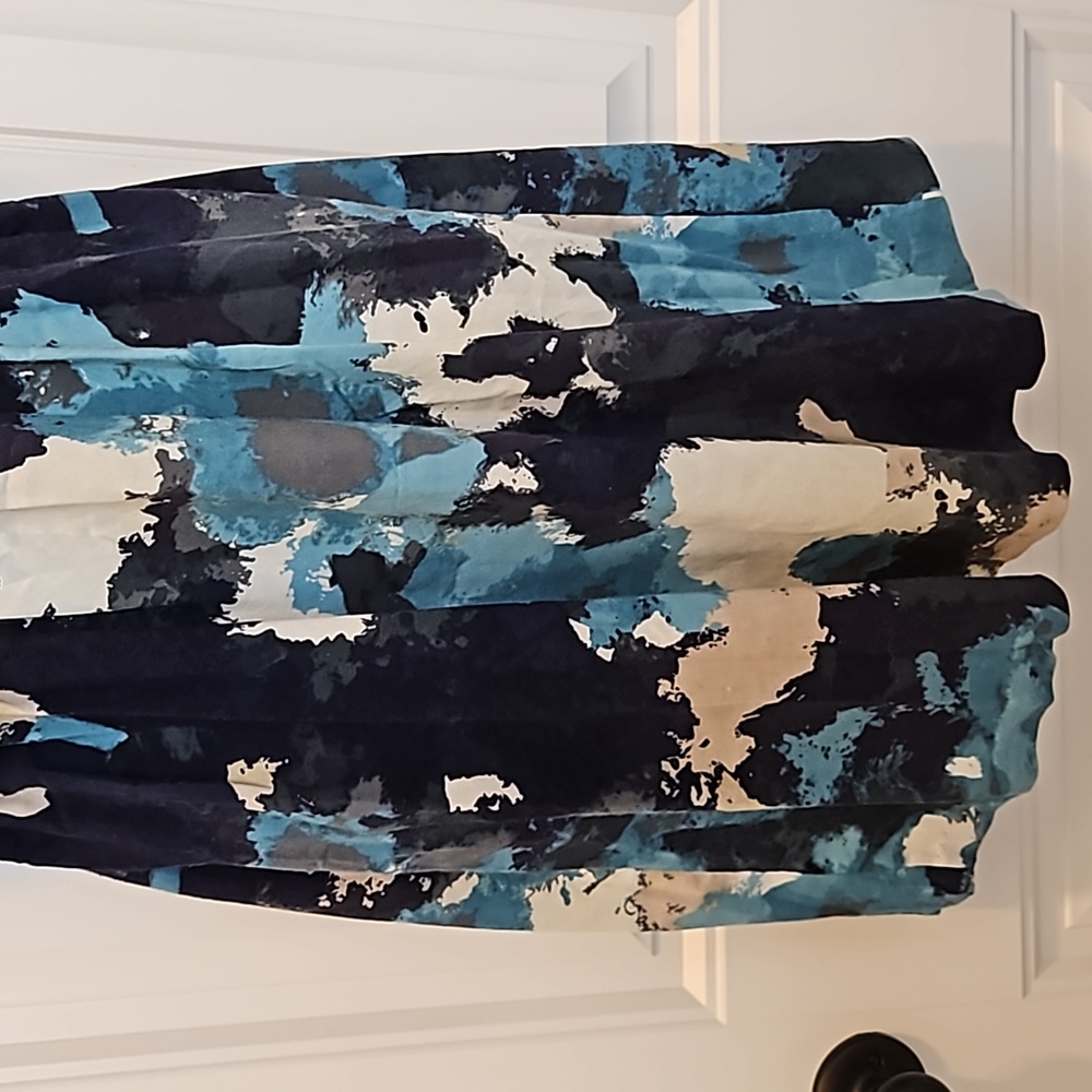 Mossimo Watercolor Wrap Dress - Picture 3 of 6